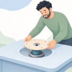トリマーテーブル用インサートプレートをイメージしたイラスト
