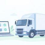 トラック運転手になりたいをイメージしたイラスト