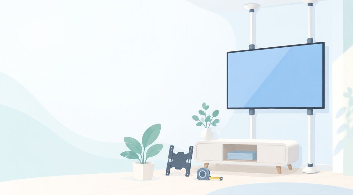 賃貸でもテレビを壁掛けにできる？穴を増やさない方法と費用