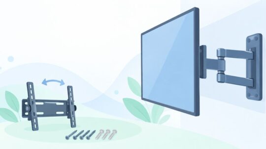 テレビ壁掛け金具は何型に合う？対応型数と動きの選び方