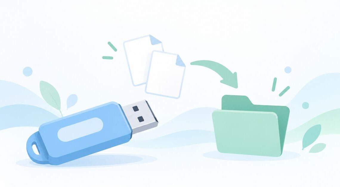 USBメモリで消したファイルを無料で戻す方法