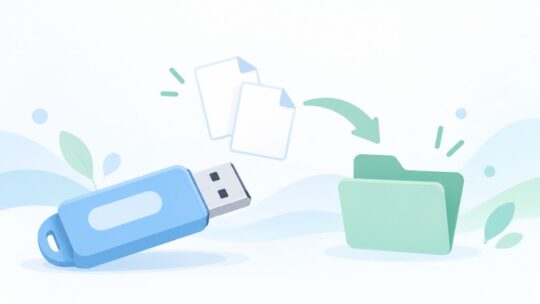 USBメモリで消したファイルを無料で戻す方法