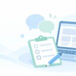 Web制作のヒアリングでは何を聞くをイメージしたイラスト