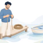 ロープ端末処理用ウィッピングトワインをイメージしたイラスト