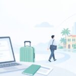 ベトナムで働きたい日本人はをイメージしたイラスト