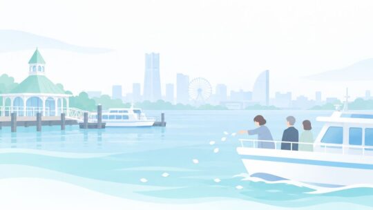 横浜で海洋散骨をしたい？ぷかり桟橋から乗る船の選び方