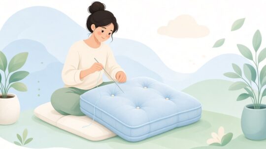 ふとん仕立て職人向け｜座布団の綴じ針おすすめと針の長さ・太さ